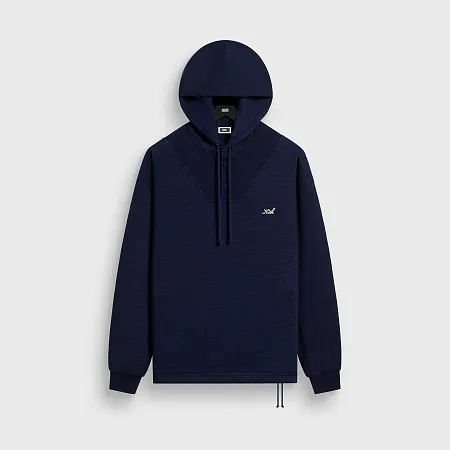 Худи Kith Indigo Fleece Cropped Camden Hoodie синий (Raw Indigo)
