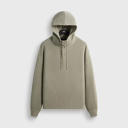 Худи Kith Micro Waffle Henson Hoodie хаки (Folly)