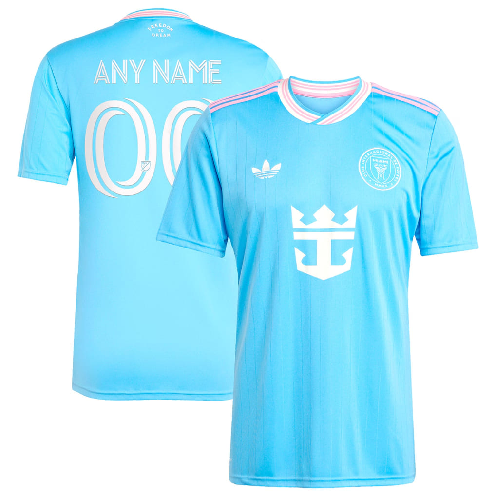 Футболка с персонализацией имени/номера Inter Miami CF adidas Originals 2025 Third (Replica Custom)